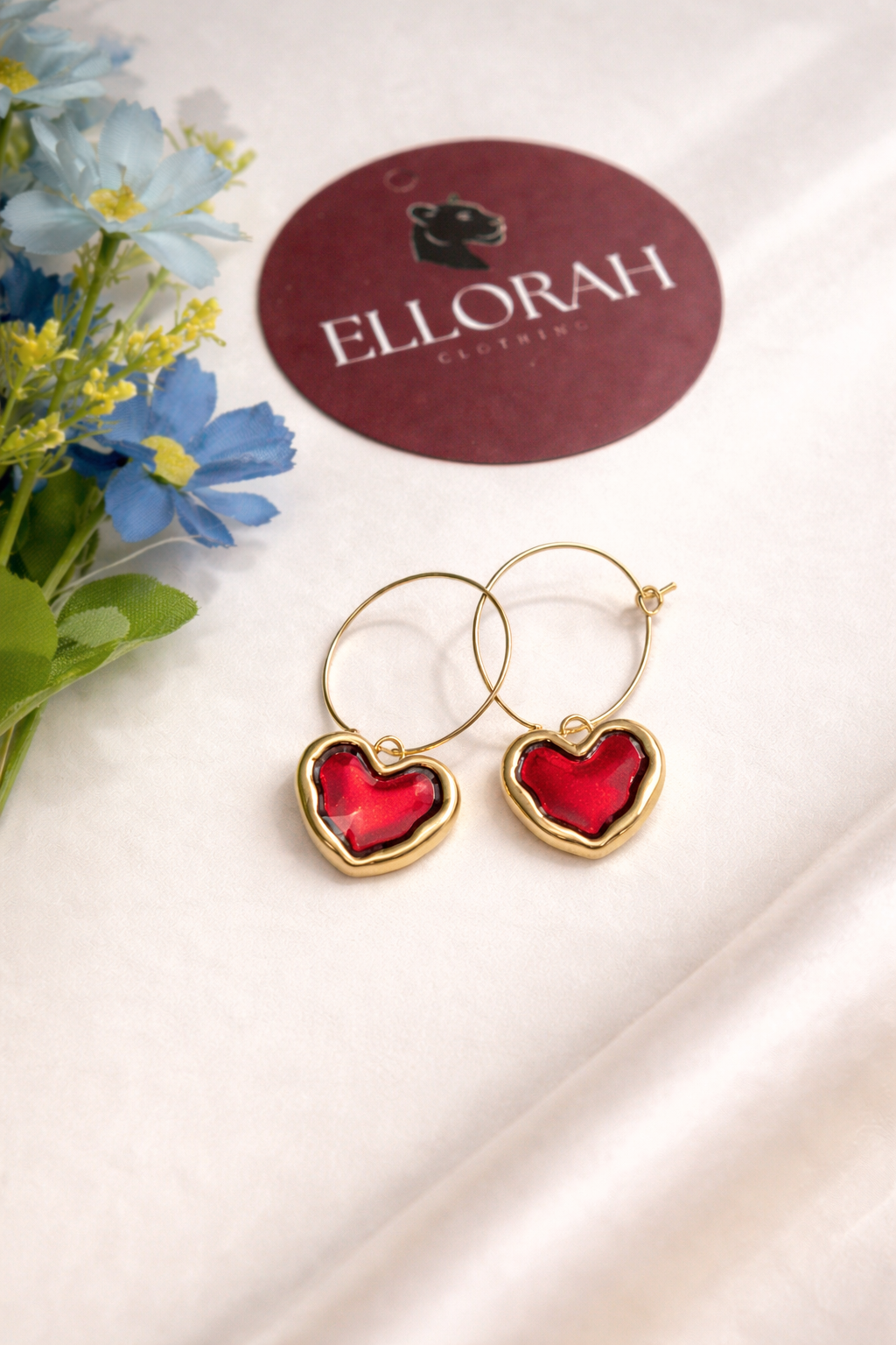 ❤️ The Rouge Cœur Hoops — by ELLORAH JEWELS