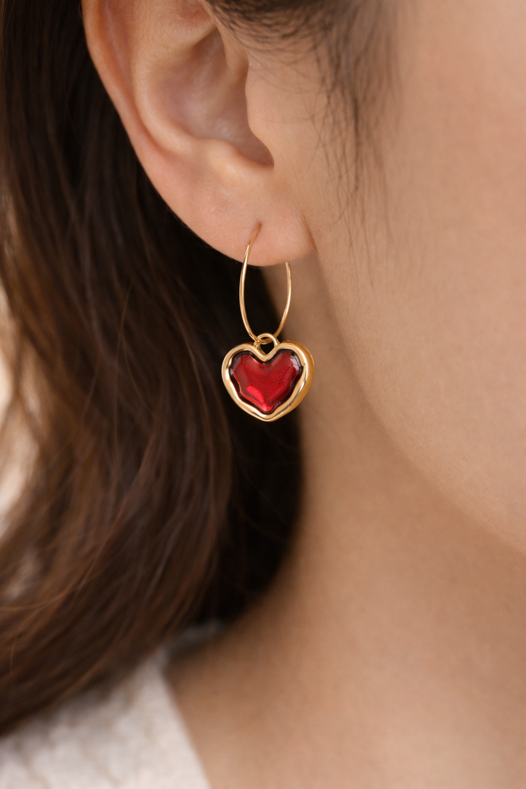 ❤️ The Rouge Cœur Hoops — by ELLORAH JEWELS