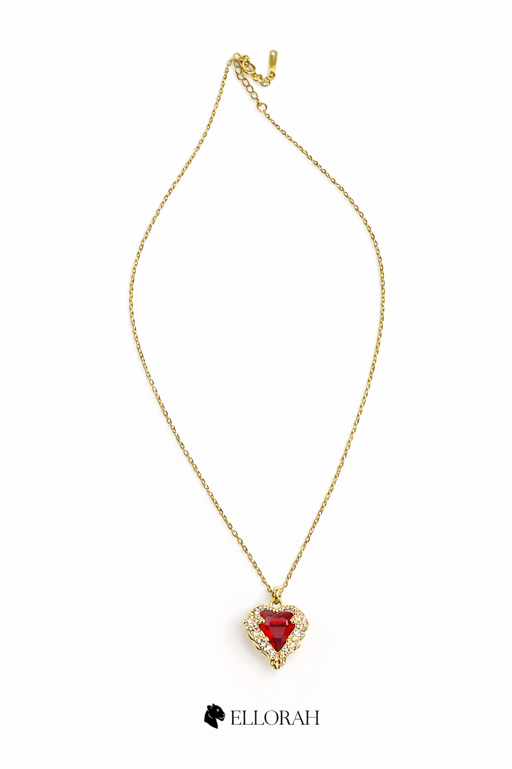 The Crimson Étoile Necklace — by ELLORAH JEWELS