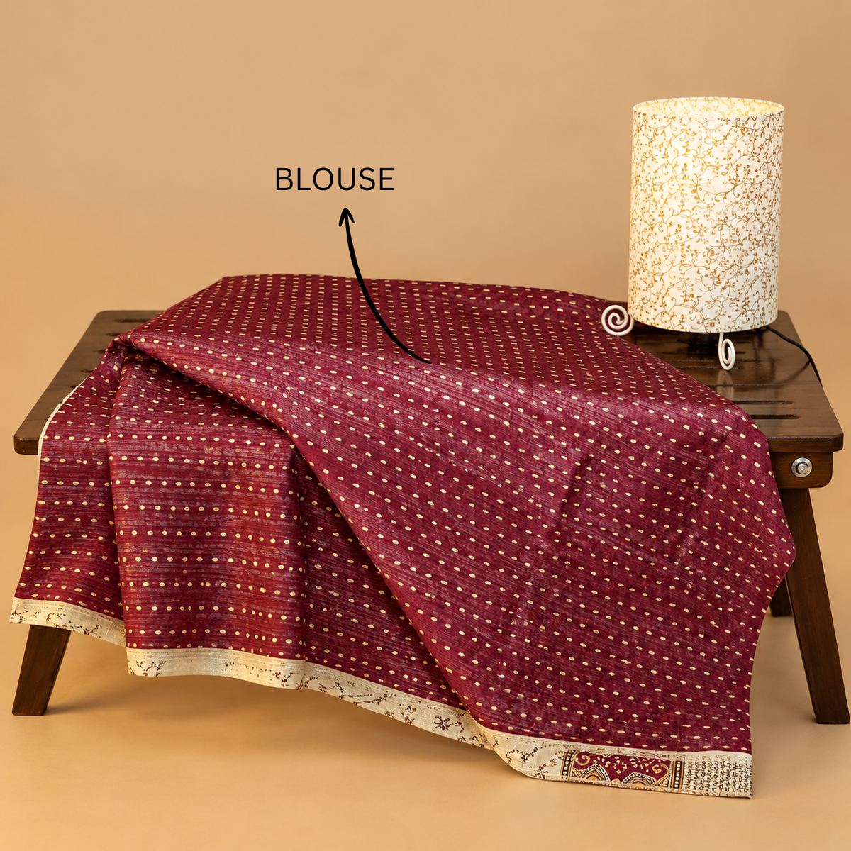 Parampara – Handblock Printed Khadi Cotton Saree