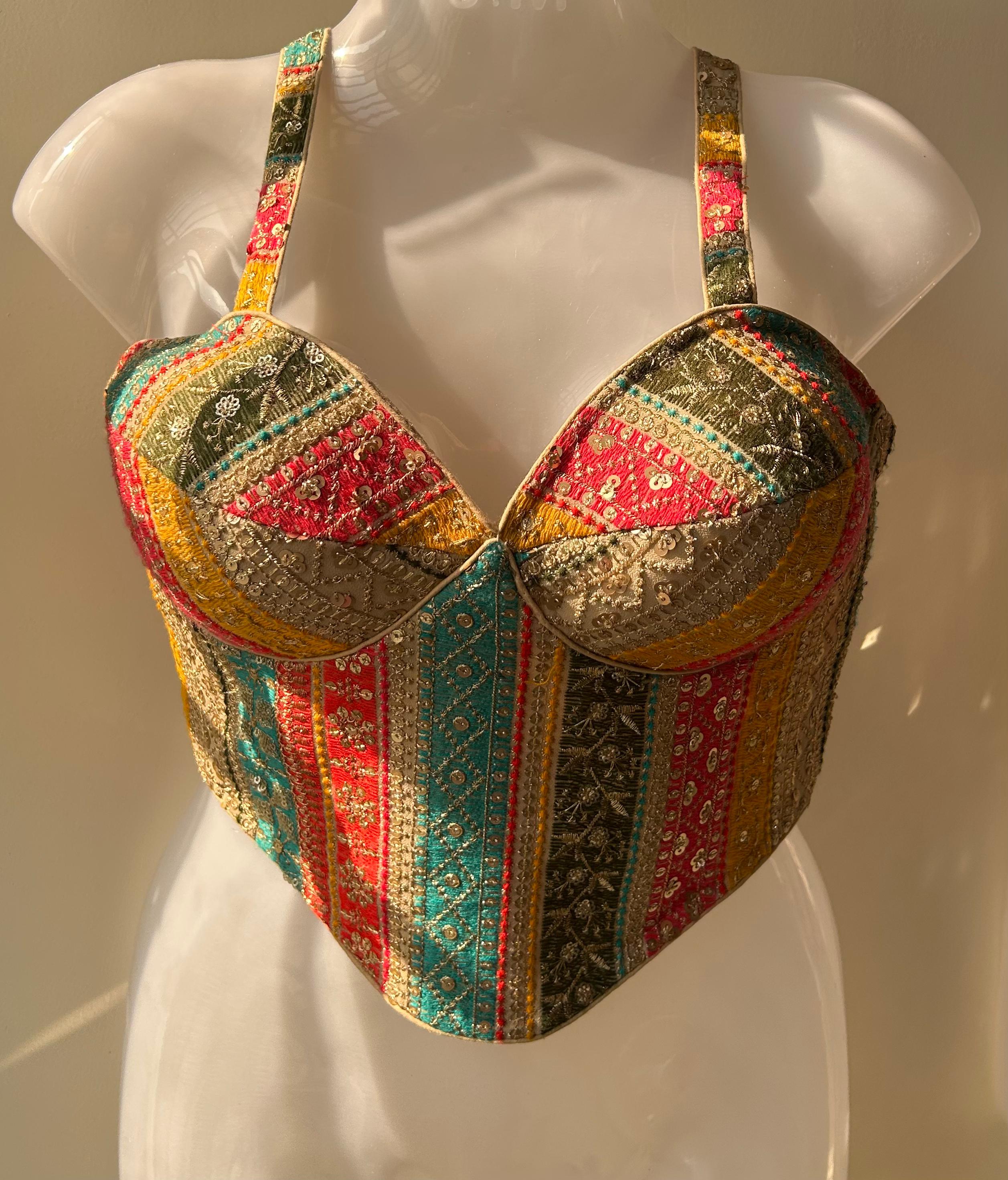 Rang Mahal Embroidered Corset Blouse