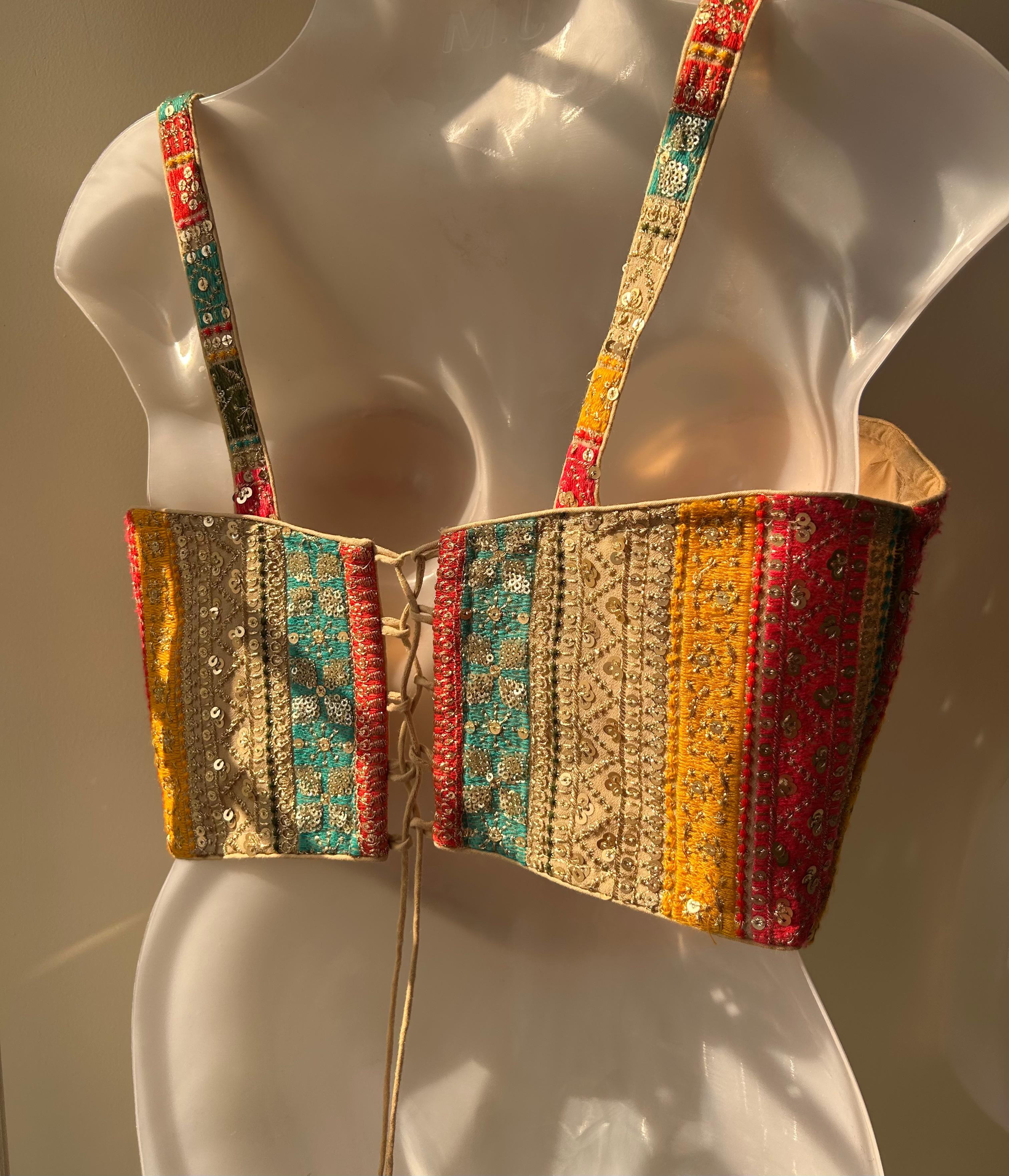 Rang Mahal Embroidered Corset Blouse